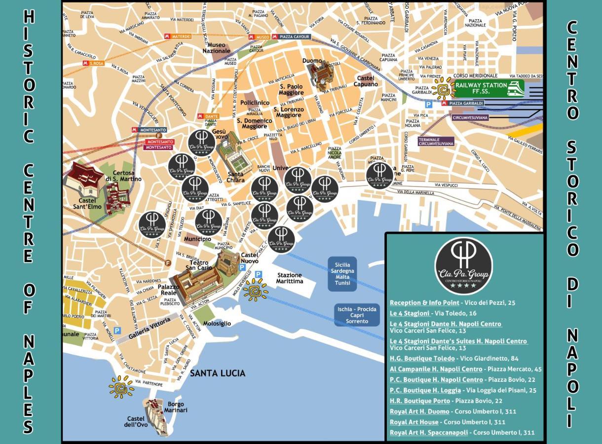 Le 4 Stagioni Dante H Napoli Centro, By Clapa Group Hotel Kültér fotó
